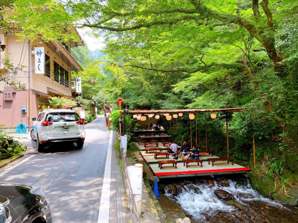 貴船神社 川床　貴船川